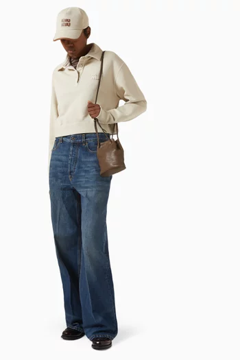 Wide-leg Jeans in Denim
