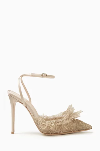 Franca 105 Pumps in Lace and Satin