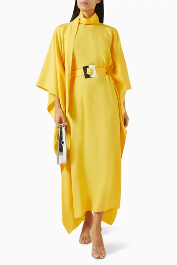 La Luna Kaftan in Crepe Cady