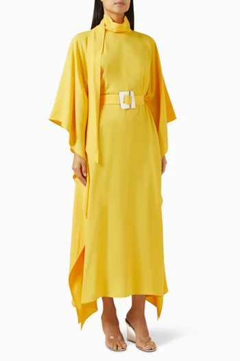 La Luna Kaftan in Crepe Cady