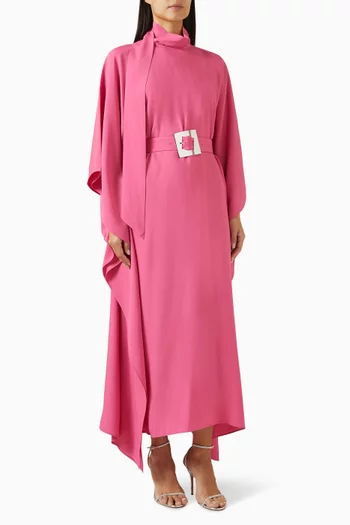 La Luna Kaftan in Crepe Cady