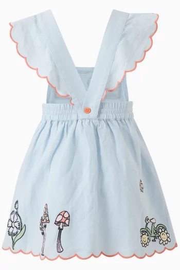 Embroidered-motif Dress