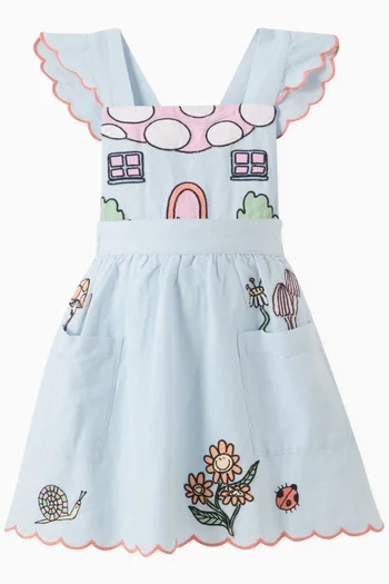 Embroidered-motif Dress