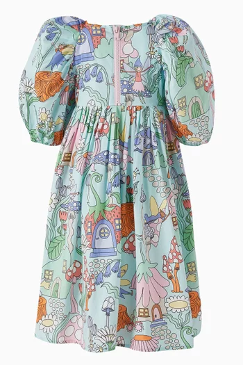 Nature Cabin Print Dress