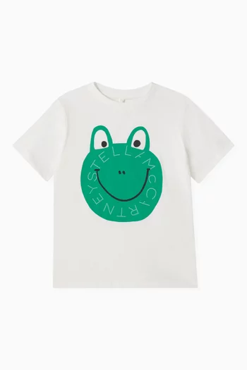 Logo Frog T-shirt in Cotton