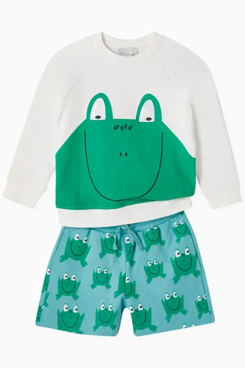 Frog Sweatshirt in Organic Cotton