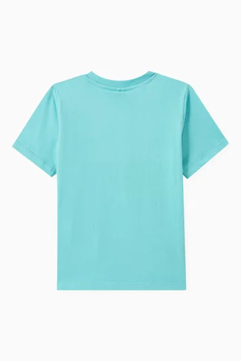 Frog-print T-shirt in Cotton