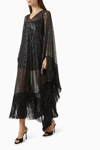 Very Ross Disco Sequin-embellished Kaftan
