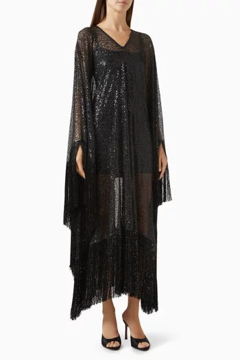 Very Ross Disco Sequin-embellished Kaftan