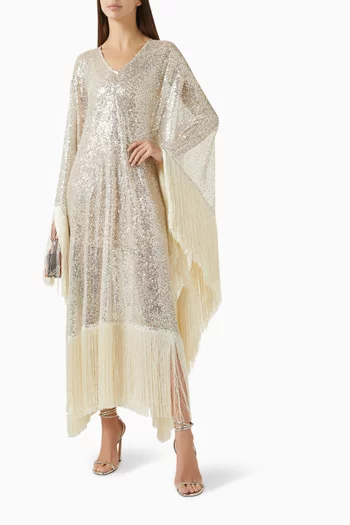 Very Ross Disco Sequin-embellished Kaftan