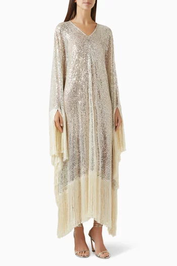 Very Ross Disco Sequin-embellished Kaftan