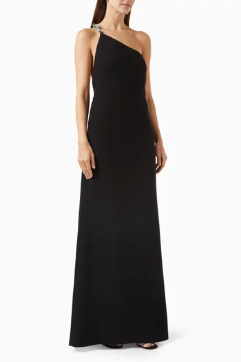 Shift Gown in Crepe