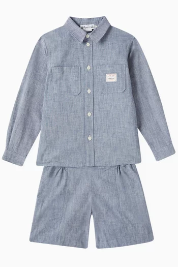 Elif Shorts in Cotton Denim