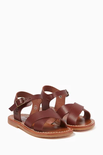 Fiby Sandals in Leather