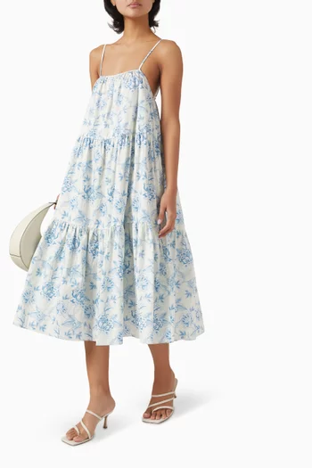 فستان أديسون قطن ستان