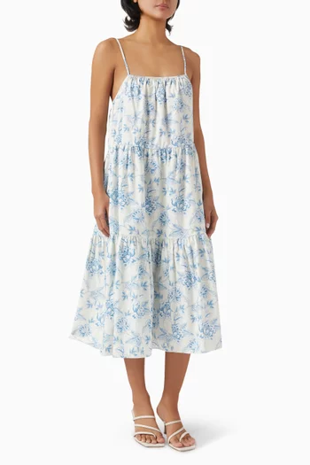 فستان أديسون قطن ستان