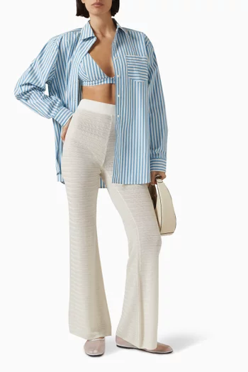 The Tessa Bralette in Cotton Poplin
