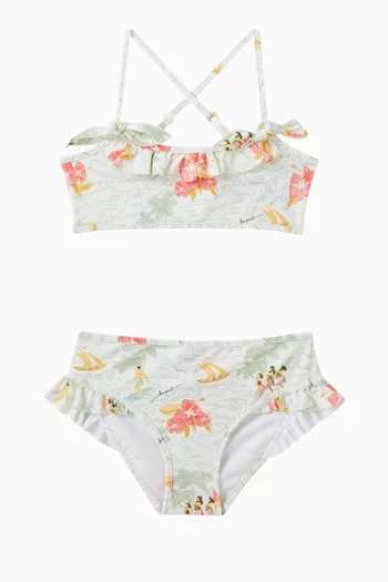 Abigael Patterned Two-piece Swimsuit