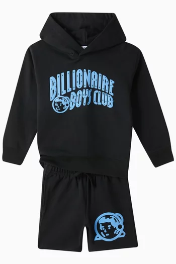 Arch Logo Popover Hoodie in Cotton