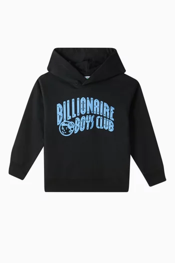 Arch Logo Popover Hoodie in Cotton