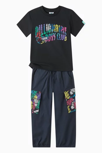 Robot Logo T-shirt in Cotton