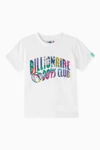 Robot Logo T-shirt in Cotton