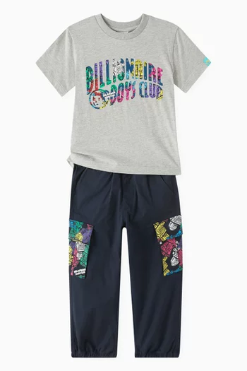 Robot Cargo Pants in Cotton Jersey