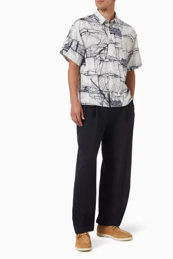 Printed Shirt in Silk