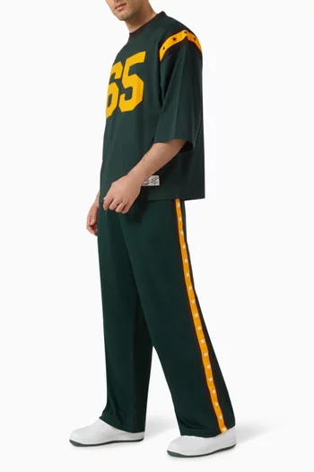 Straight-Hem Track Pants
