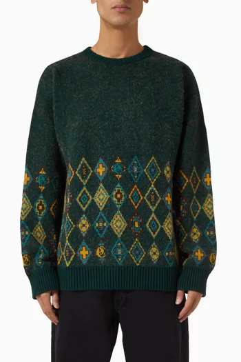 Marrakesh Crewneck Sweater in Wool-blend