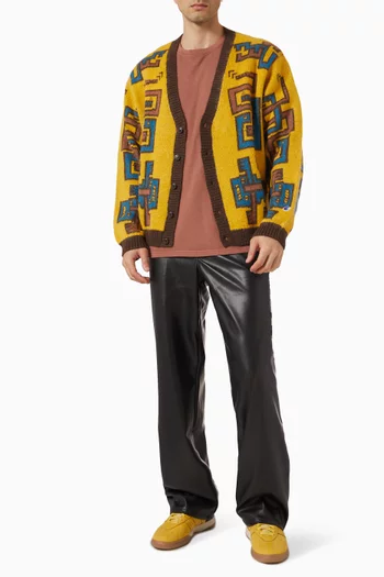 x Angelo Baque Cusco Cardigan in Wool-blend