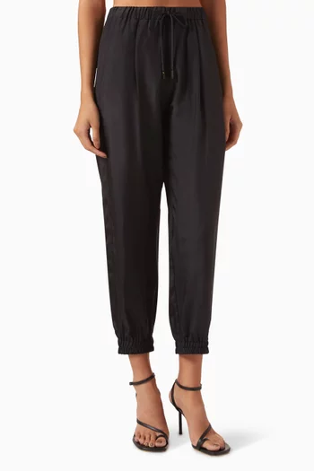 Abetaia Sweatpants in Silk Habotai