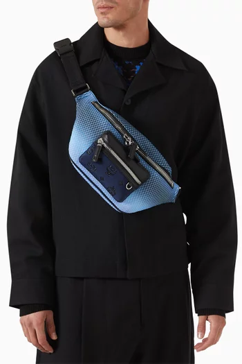 Medium Fursten Belt Bag in Mesh