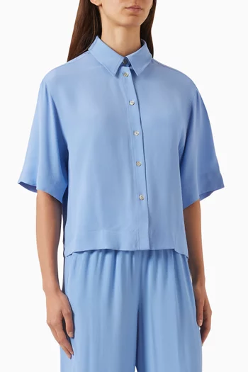 Ouvert Shirt in Silk-blend