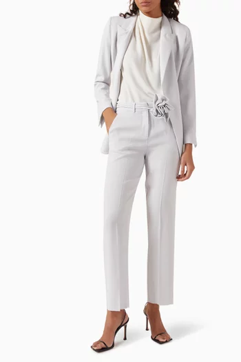 Lello Straight-leg Pants in Crepe