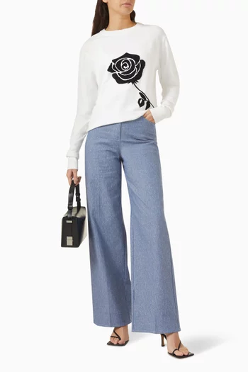 Doblone Pants in Cotton-blend