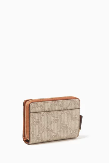 Himmel Zip-around Wallet in Lauretos Monogram Canvas