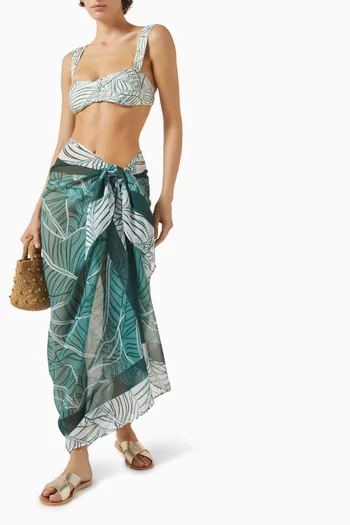 Ruby Long Sarong Pareo