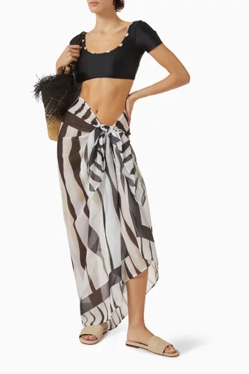 Ruby Long Sarong Pareo