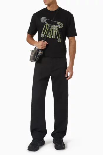 Pop Pin Print T-shirt in Cotton