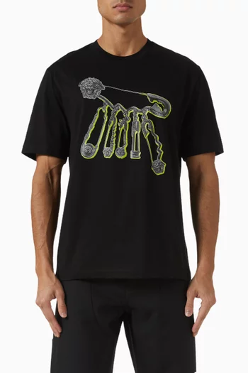 Pop Pin Print T-shirt in Cotton