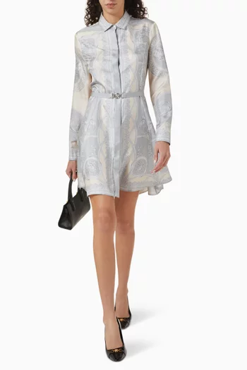 La Coupe Des Dieux Mini Dress in Silk