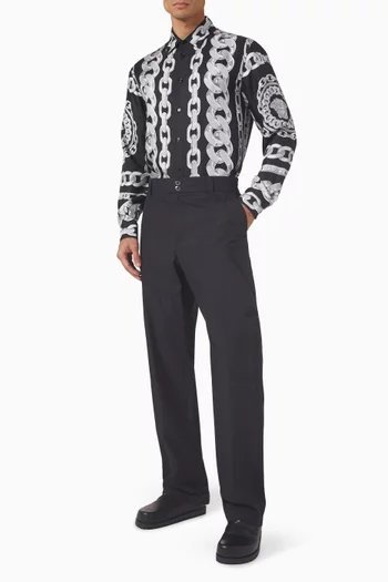 Medusa Chains Shirt in Silk