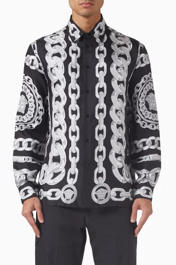 Medusa Chains Shirt in Silk