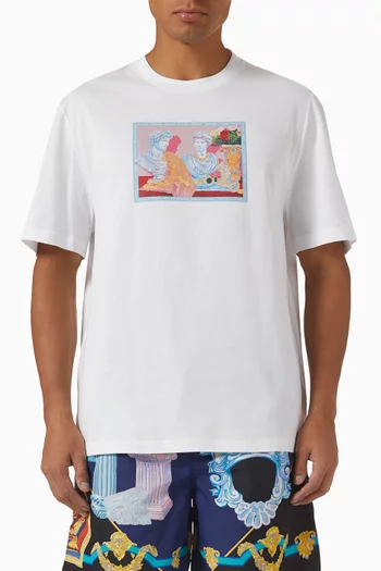 Gallery-print T-shirt in Cotton-jersey