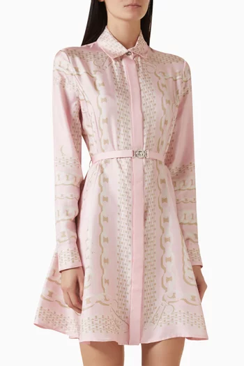 Treasure Midi Shirtdress in Silk