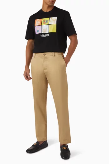 Medusa Medallion-print T-shirt in Cotton-jersey