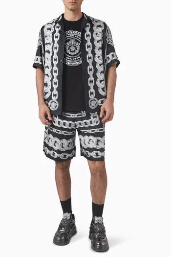 Never Forget Print T-shirt in Cotton