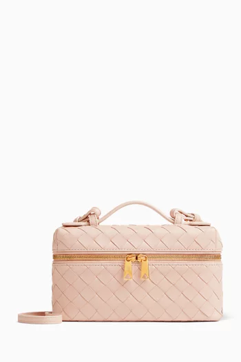 Bang Bang Vanity Case in Intrecciato Leather