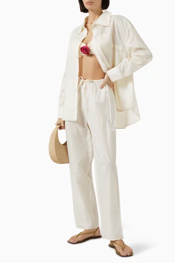 Drawstring Pants in Cotton